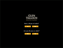 Tablet Screenshot of glentalloch.com